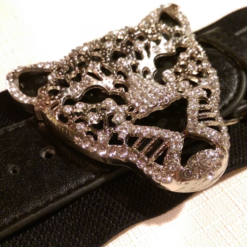 Wide Elastic Panther Belt